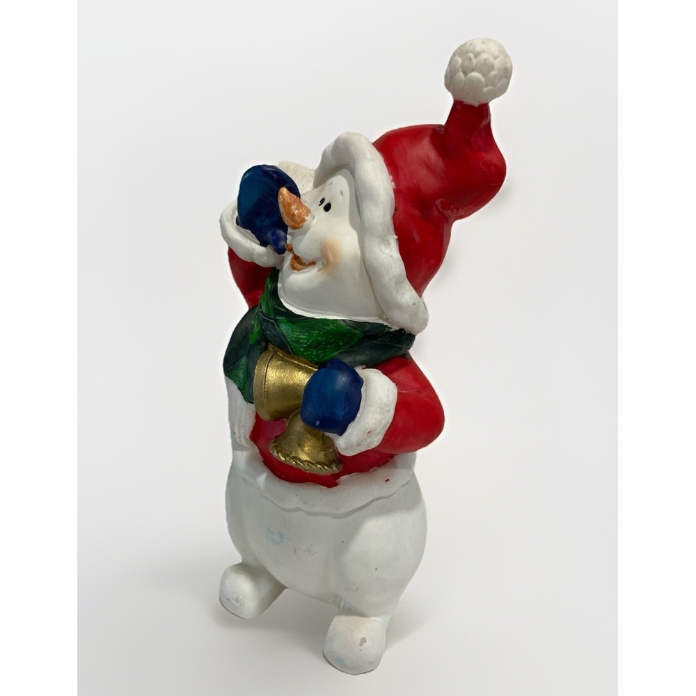 Vintage Snowman Santa Christmas/Holiday Decoration 6.5 inches x 2 inches - Picture 2 of 4